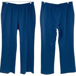 NO BRAND NWOT Soft & Cozy Pull On Loungewear Pants Blue Size Large Pockets